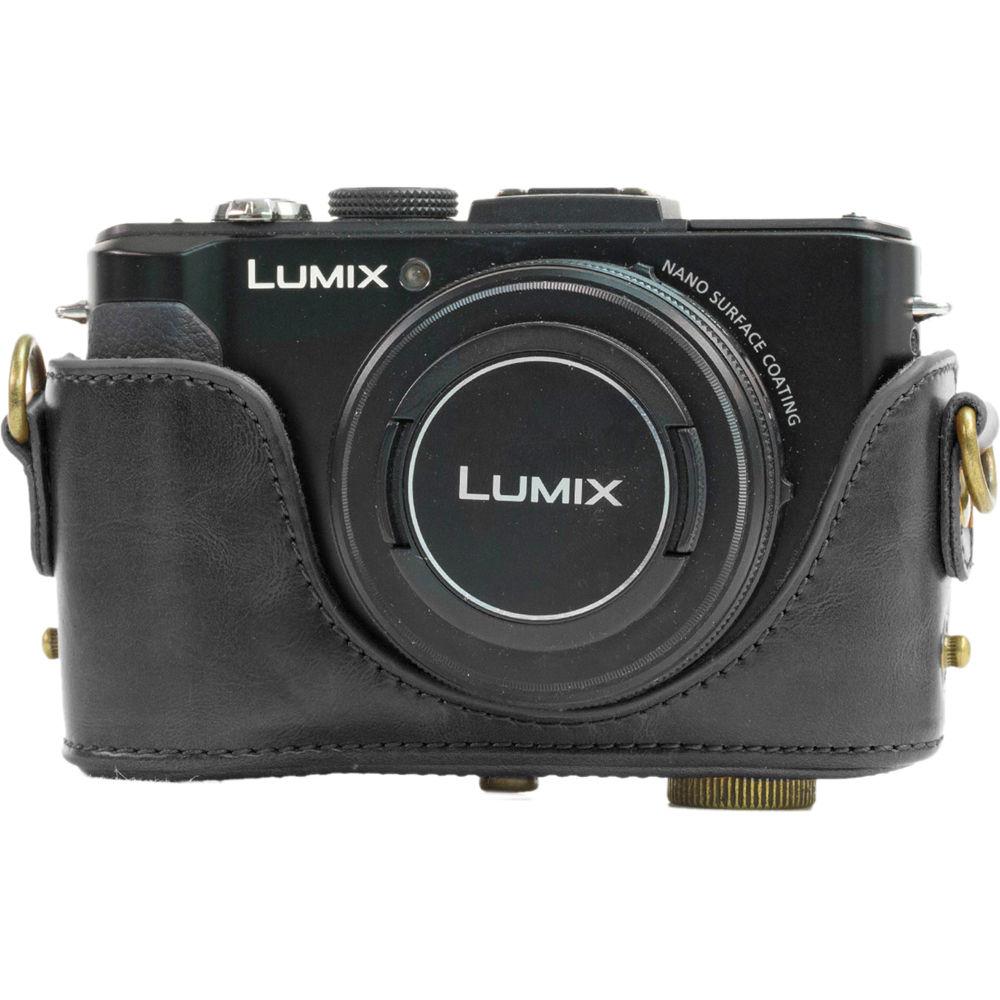 MegaGear Ever Ready PU Leather Camera Case with Strap for Panasonic DMC-LX7