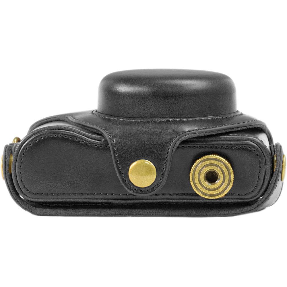 MegaGear Ever Ready PU Leather Camera Case with Strap for Panasonic DMC-LX7