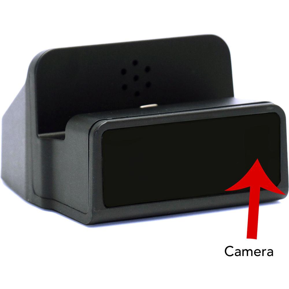 Mini Gadgets Micro-USB Charging Dock with 1080p Covert Wi-Fi Camera