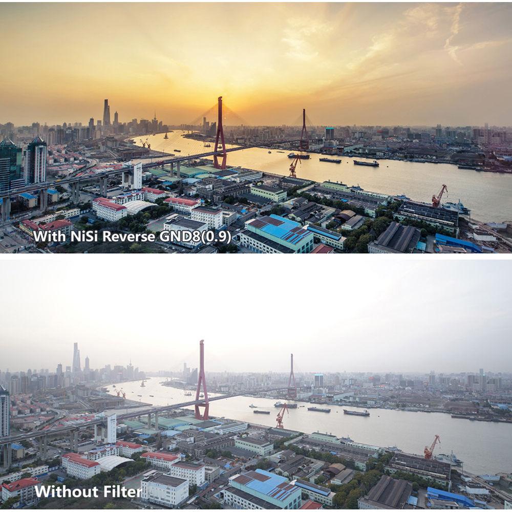 NiSi 180 x 210mm Nano Hard-Edge Reverse-Graduated IRND 0.9 to 0.15 Filter