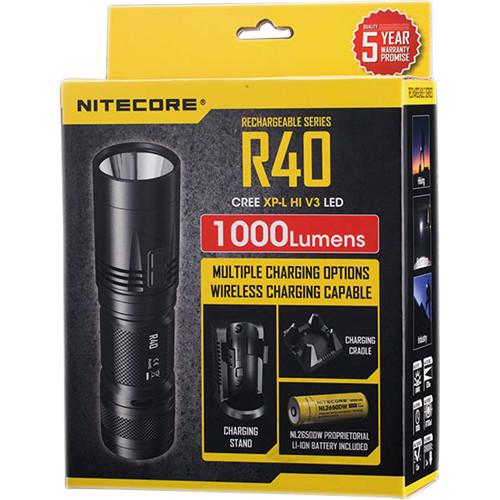 Nitecore R40 Rechargeable Tactical LED Flashlight