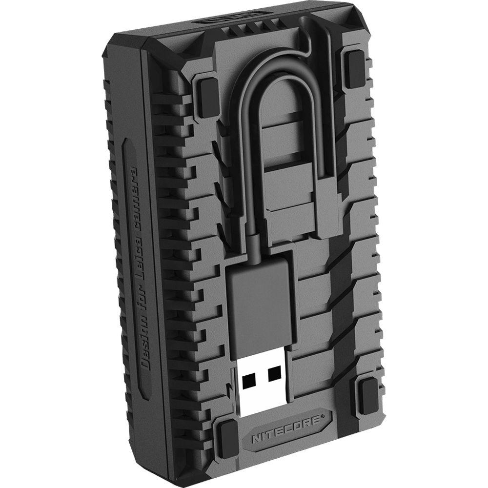 Nitecore ULM9 USB Travel Charger for Leica 14464 Lithium-Ion battery