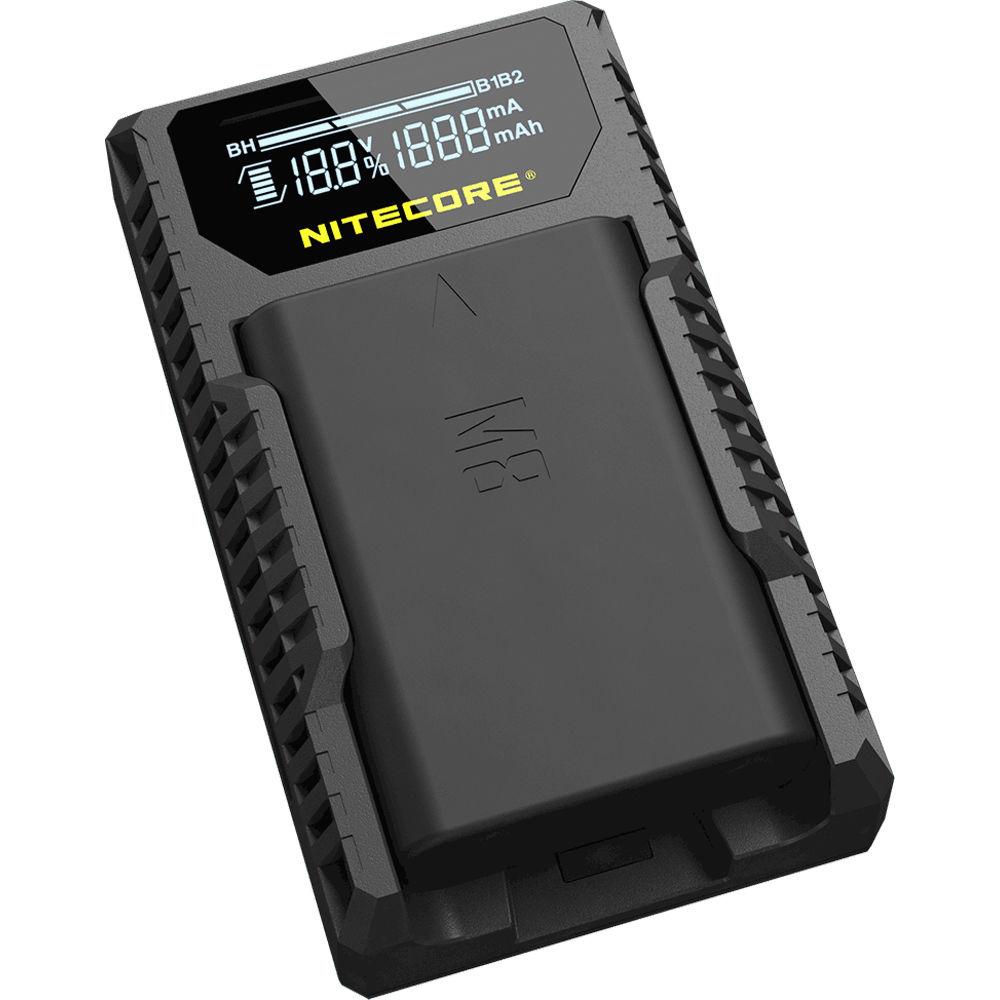 Nitecore ULM9 USB Travel Charger for Leica 14464 Lithium-Ion battery