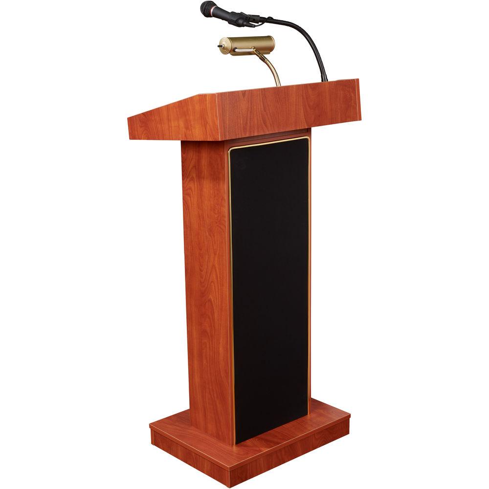 Oklahoma Sound The Orator Lectern with Rechargeable Battery & Wireless Headset Mic