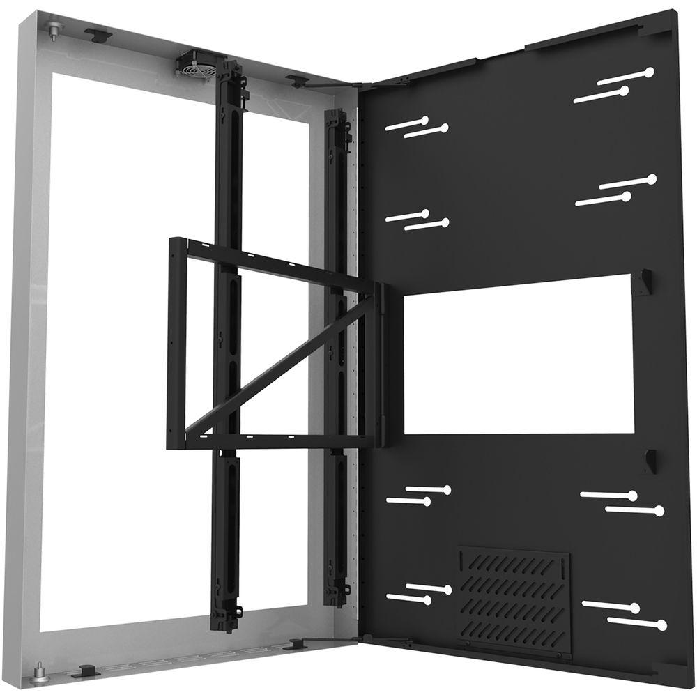 Peerless-AV KIP646-S Wall Kiosk Portrait Enclosure for 46" Displays