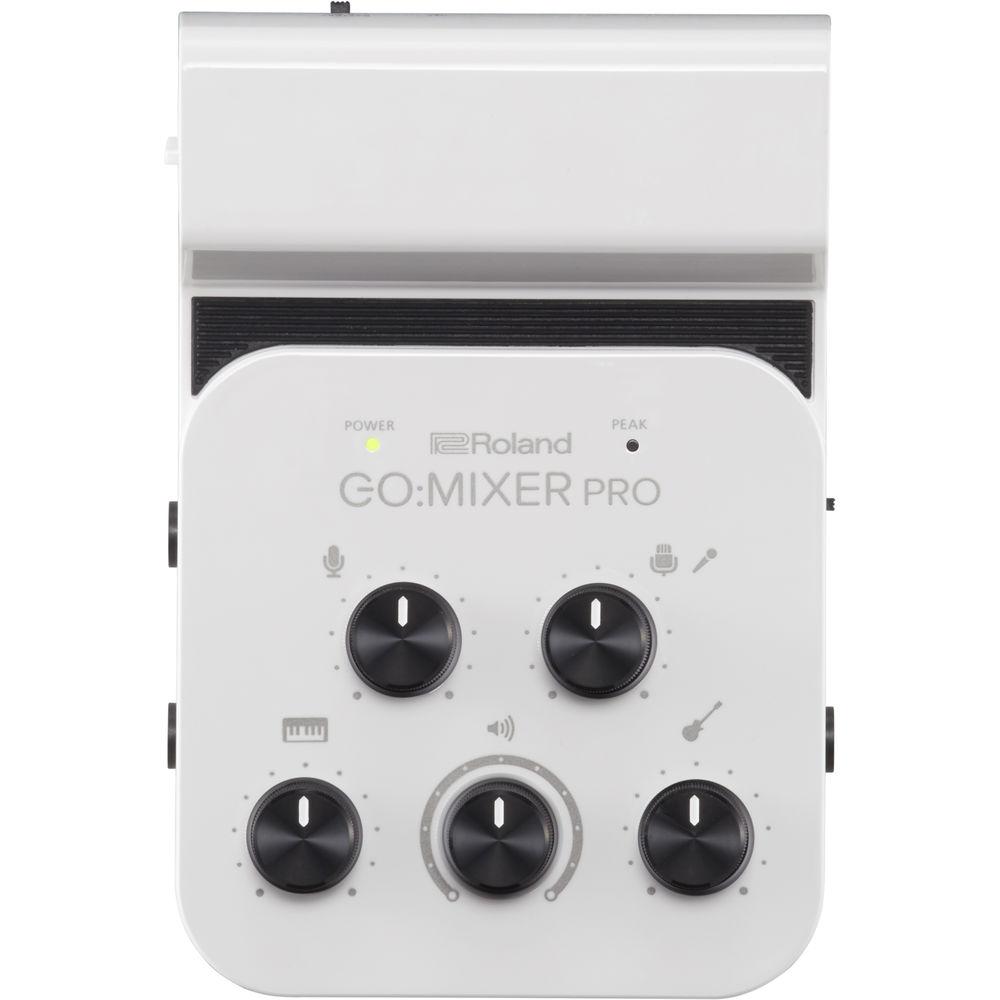 Roland GO:MIXER PRO 9-Input Audio Mixer Pedal for Smartphones