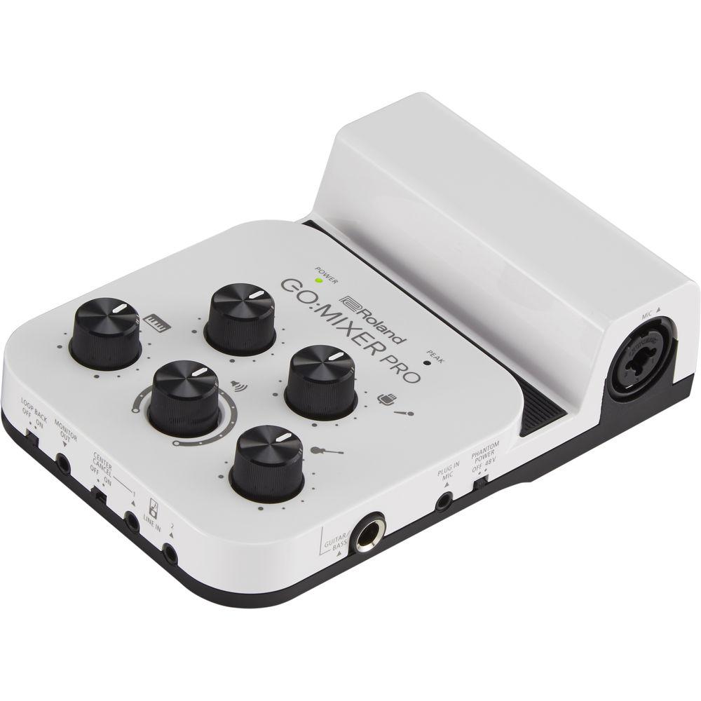 Roland GO:MIXER PRO 9-Input Audio Mixer Pedal for Smartphones