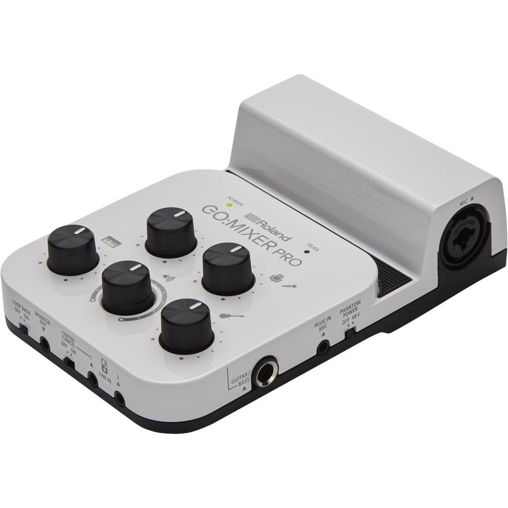 Roland GO:MIXER PRO 9-Input Audio Mixer Pedal for Smartphones