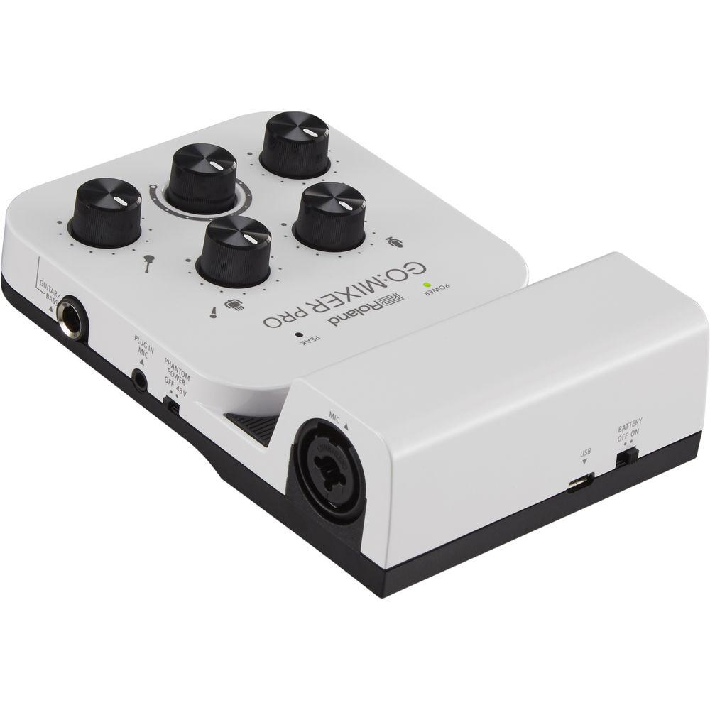 Roland GO:MIXER PRO 9-Input Audio Mixer Pedal for Smartphones