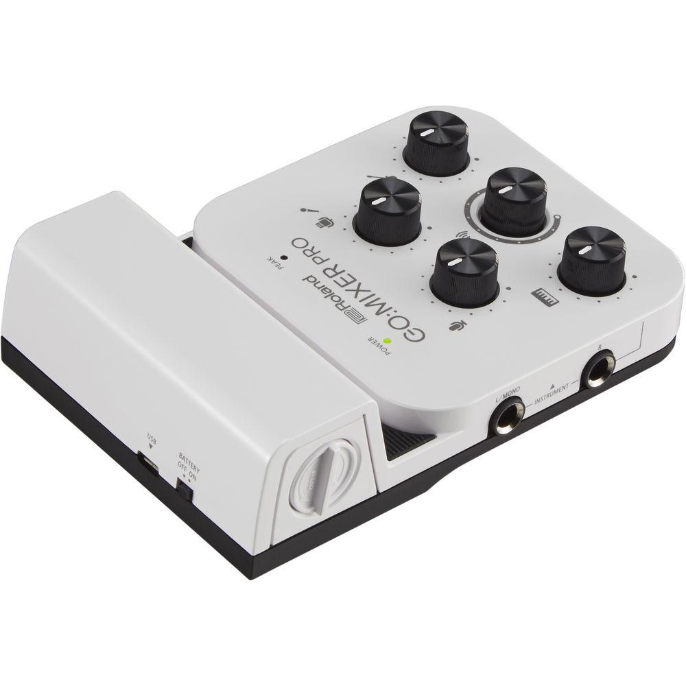Roland GO:MIXER PRO 9-Input Audio Mixer Pedal for Smartphones