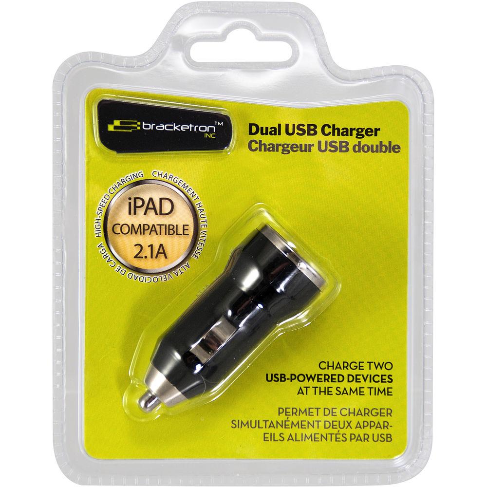 Bracketron Dual USB Charger for Select Smartphones and Portable Devices