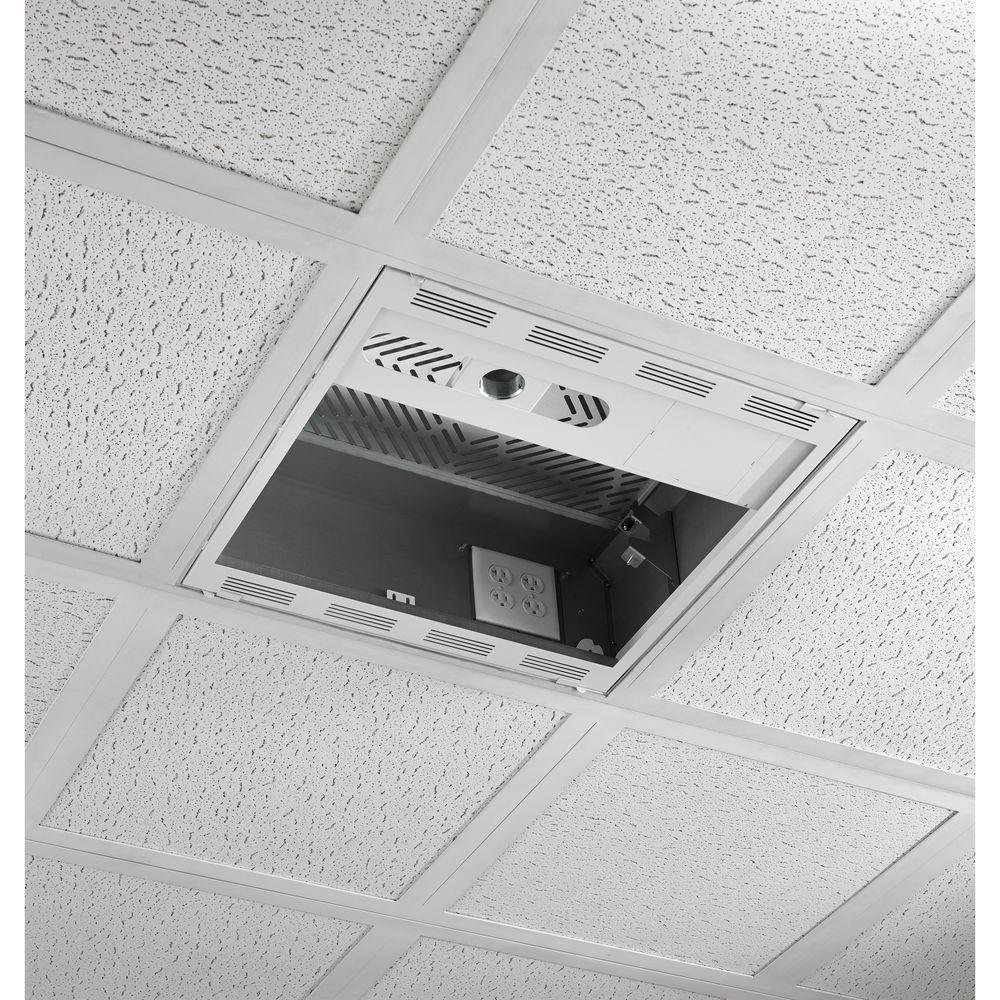 Chief In-Ceiling Storage Box with Column Drop