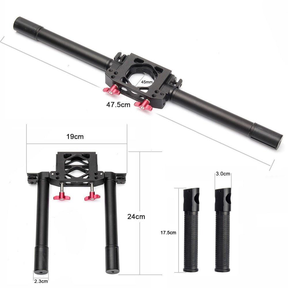 DigitalFoto Solution Limited Dual-Grip Bracket Handle for Select Gimbal Stabilizers