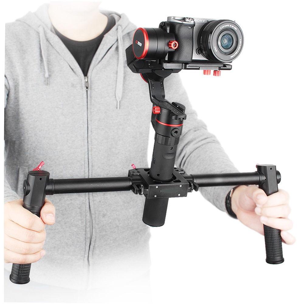 DigitalFoto Solution Limited Dual-Grip Bracket Handle for Select Gimbal Stabilizers