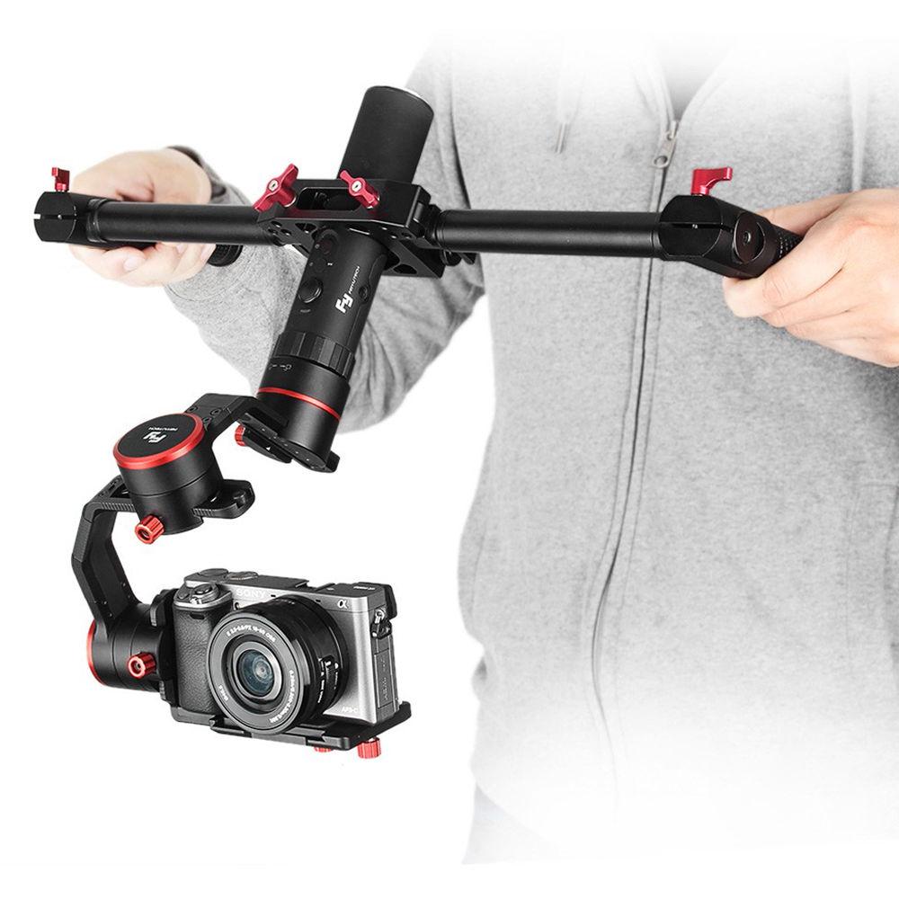 DigitalFoto Solution Limited Dual-Grip Bracket Handle for Select Gimbal Stabilizers
