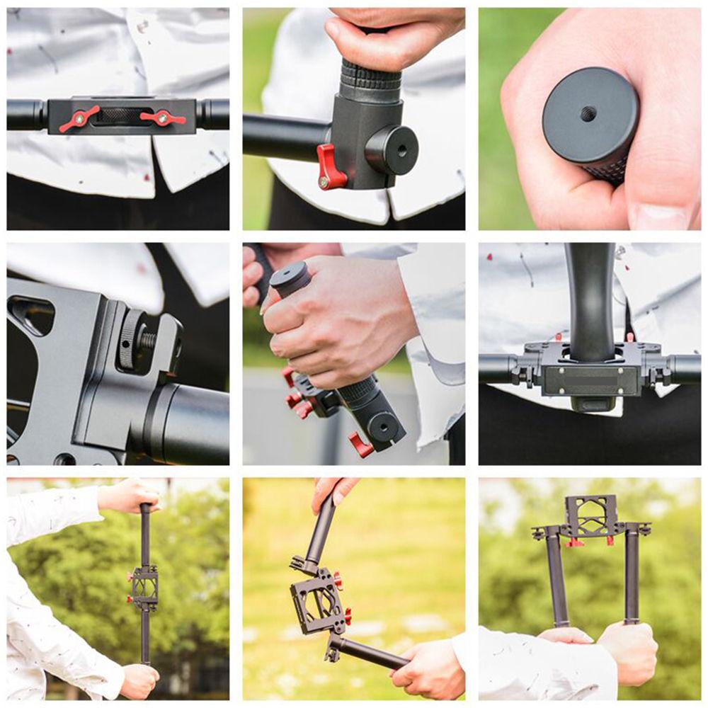 DigitalFoto Solution Limited Dual-Grip Bracket Handle for Select Gimbal Stabilizers