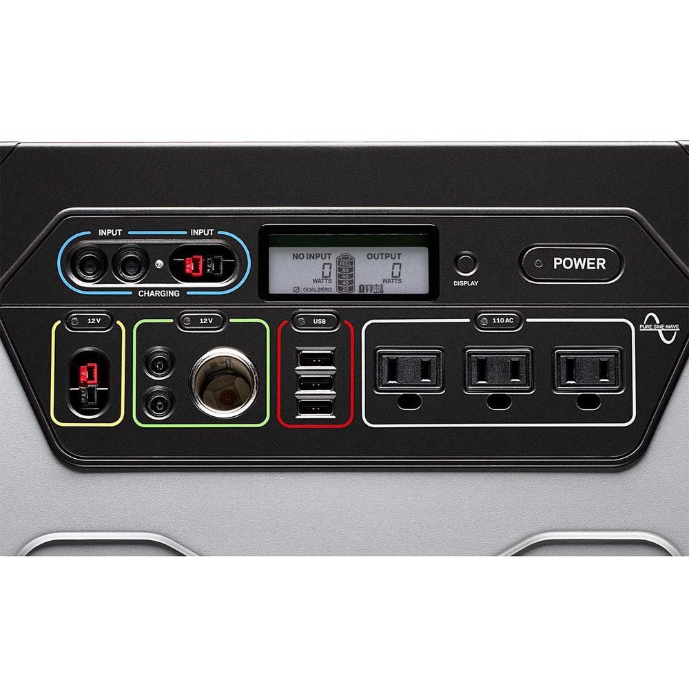 GOAL ZERO Yeti 1250 Portable Power Station with Boulder Briefcase Solar Kit