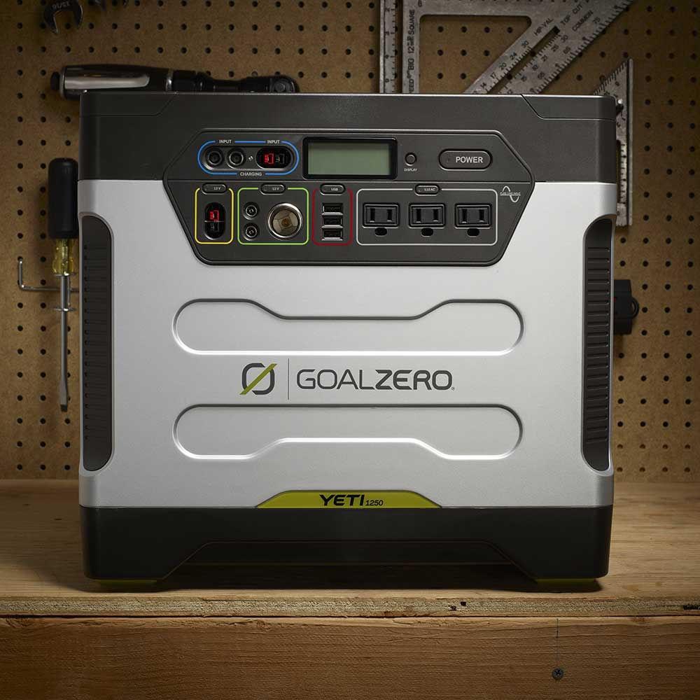 GOAL ZERO Yeti 1250 Portable Power Station with Boulder Briefcase Solar Kit