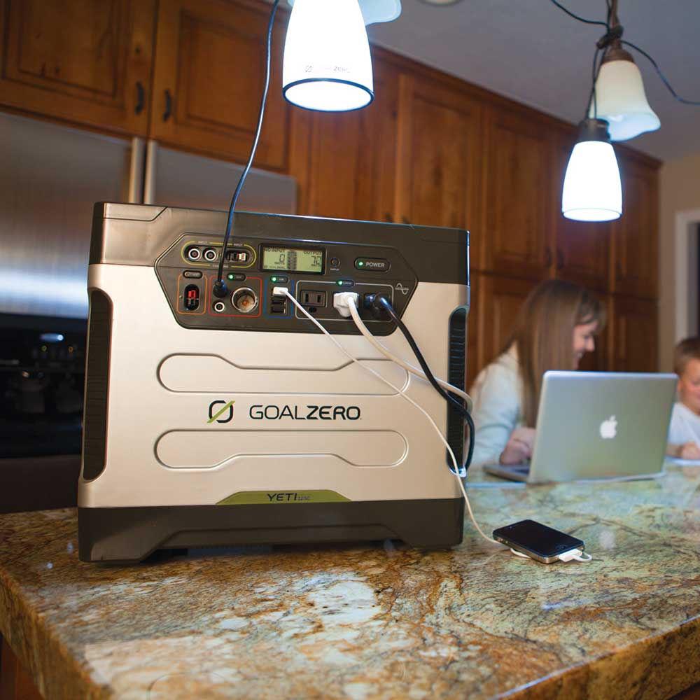 GOAL ZERO Yeti 1250 Portable Power Station with Boulder Briefcase Solar Kit