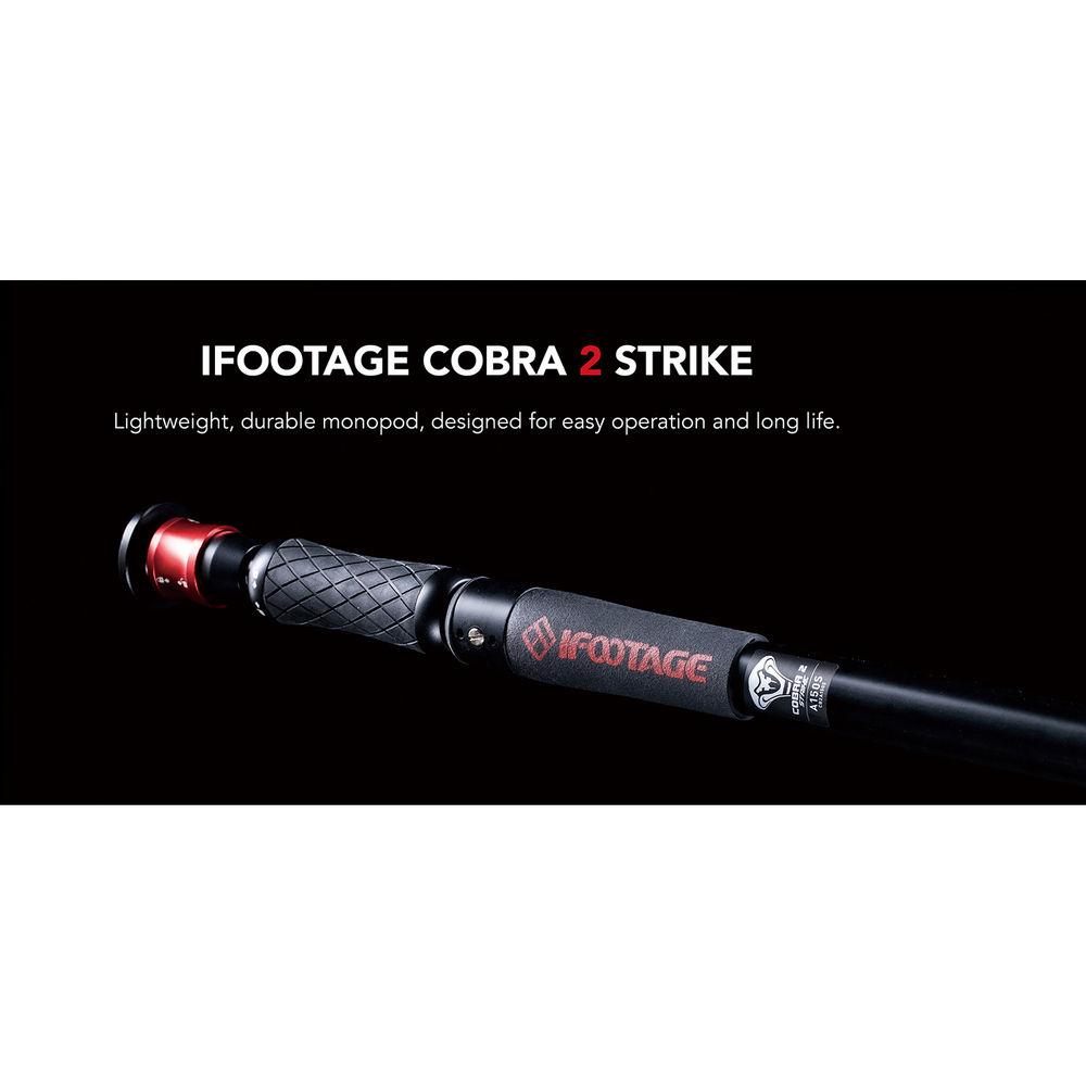 iFootage Cobra 2 Strike Telescopic Monopod, iFootage, Cobra, 2, Strike, Telescopic, Monopod
