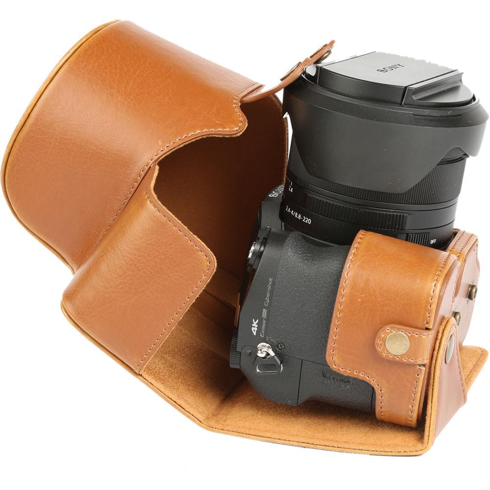 MegaGear Ever Ready Leather Camera Case for Sony Cyber-shot DSC-RX10 III
