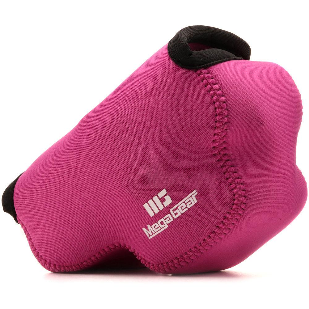 MegaGear Ultra-Light Neoprene Camera Case with Carabiner for Olympus OM-D E-M10 Mark III with 14-42mm