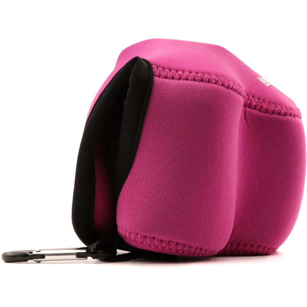 MegaGear Ultra-Light Neoprene Camera Case with Carabiner for Olympus OM-D E-M10 Mark III with 14-42mm
