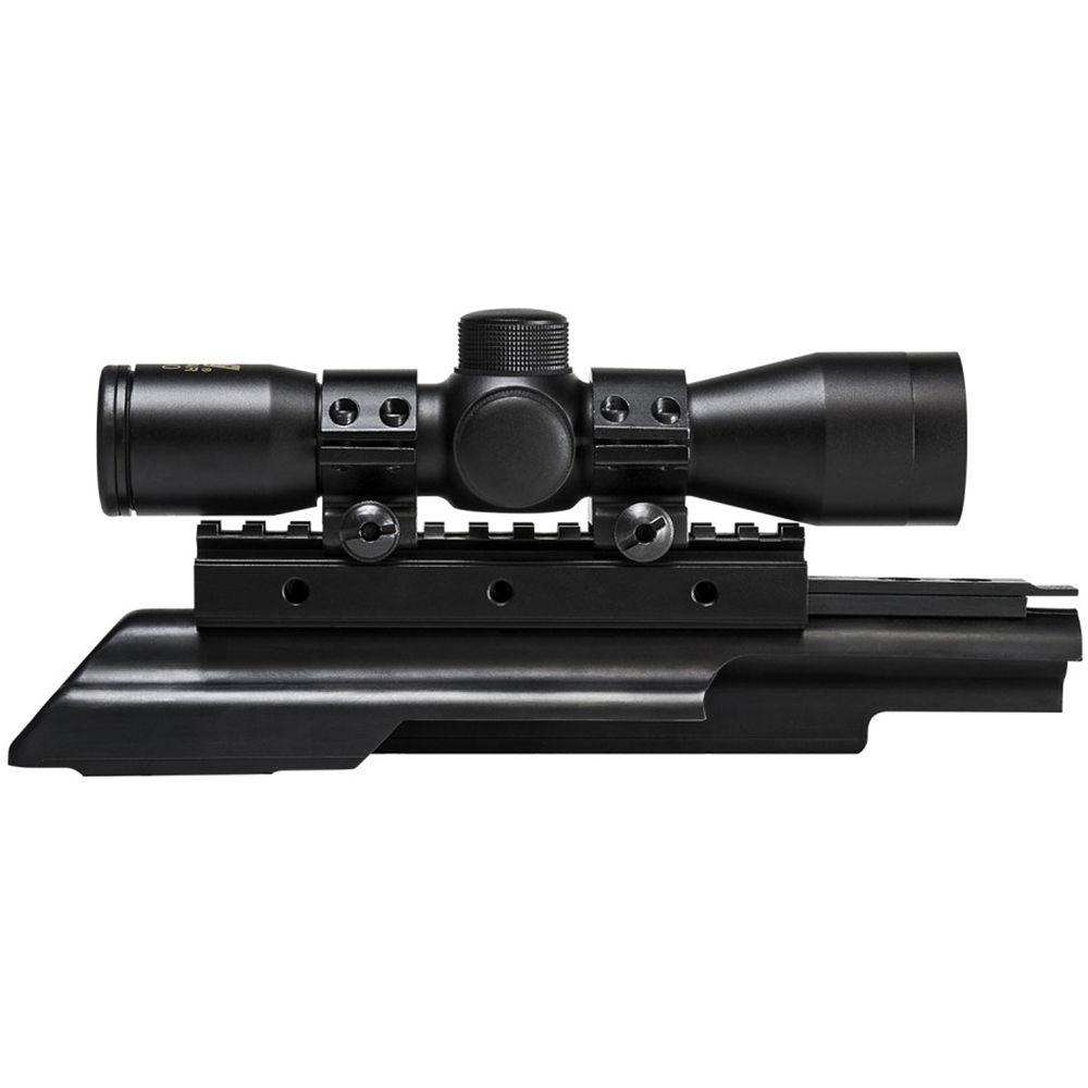 NcSTAR 4x30 Compact Scope with AK Tri-Rail Mount & 1" Ring Pair Combo