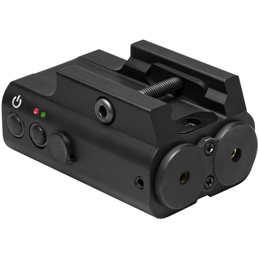 NcSTAR APXLRGB Red & Green Aiming Laser with Picatinny Base & Remote Pressure Switch