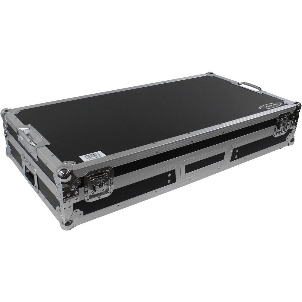 Odyssey Innovative Designs Flight Zone - Universal Turntable DJ Coffin with Wheels & Glide Shelf