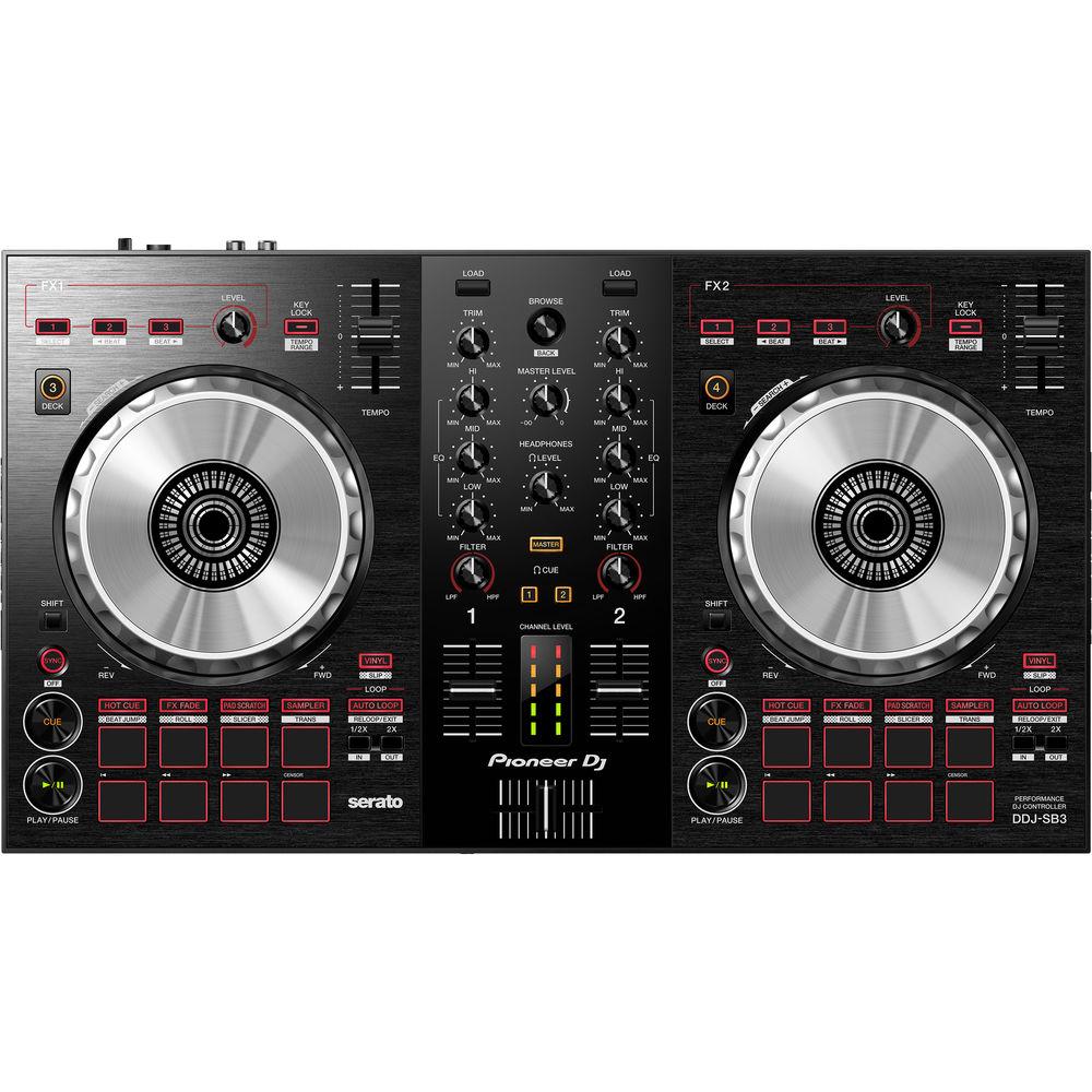 Pioneer DJ DDJ-SB3 Portable 2-Channel Serato DJ Lite Controller, Pioneer, DJ, DDJ-SB3, Portable, 2-Channel, Serato, DJ, Lite, Controller