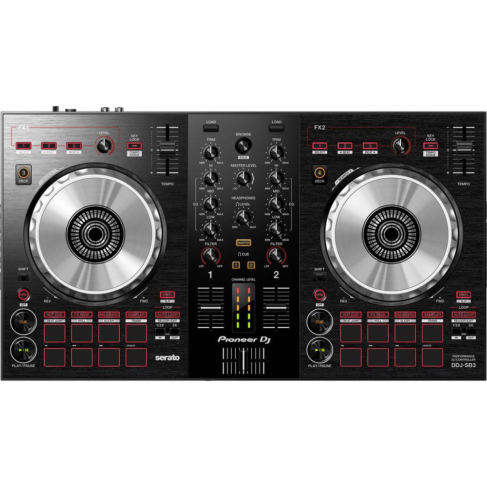 Pioneer DJ DDJ-SB3 Portable 2-Channel Serato DJ Lite Controller