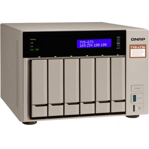 QNAP TVS-673E-8G 6-Bay NAS Server