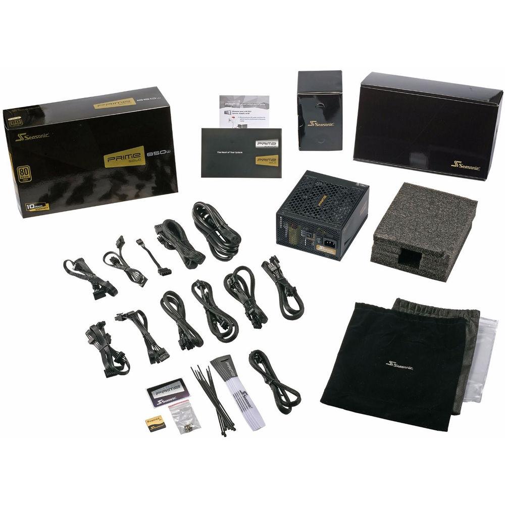 SeaSonic Electronics Prime Ultra Gold Series 850W 80 Plus Gold Modular ATX Power Supply