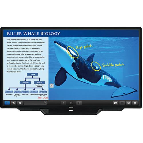 Sharp AQUOS BOARD PN-L803CA 80"-Class Full HD Commercial Smart Touchscreen LED Display