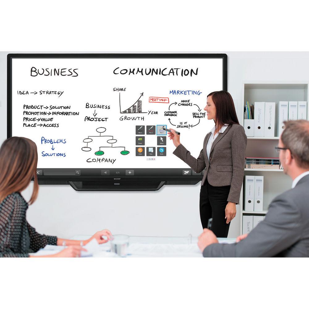 Sharp AQUOS BOARD PN-L803CA 80"-Class Full HD Commercial Smart Touchscreen LED Display
