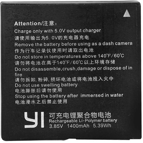 YI Technology Rechargeable Battery for 4K Action Camera, YI, Technology, Rechargeable, Battery, 4K, Action, Camera