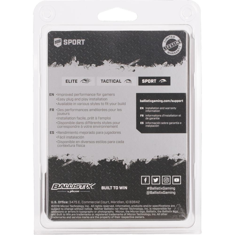 Ballistix 64GB Sport AT Series DDR4 3000 MHz DR UDIMM Memory Kit