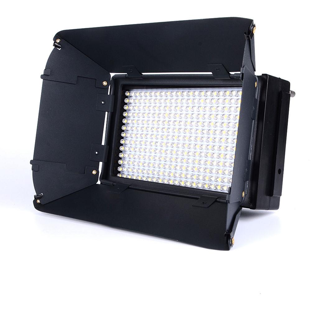 Bescor FP-312 On-Camera Bi-Color LED Light with Digital Display