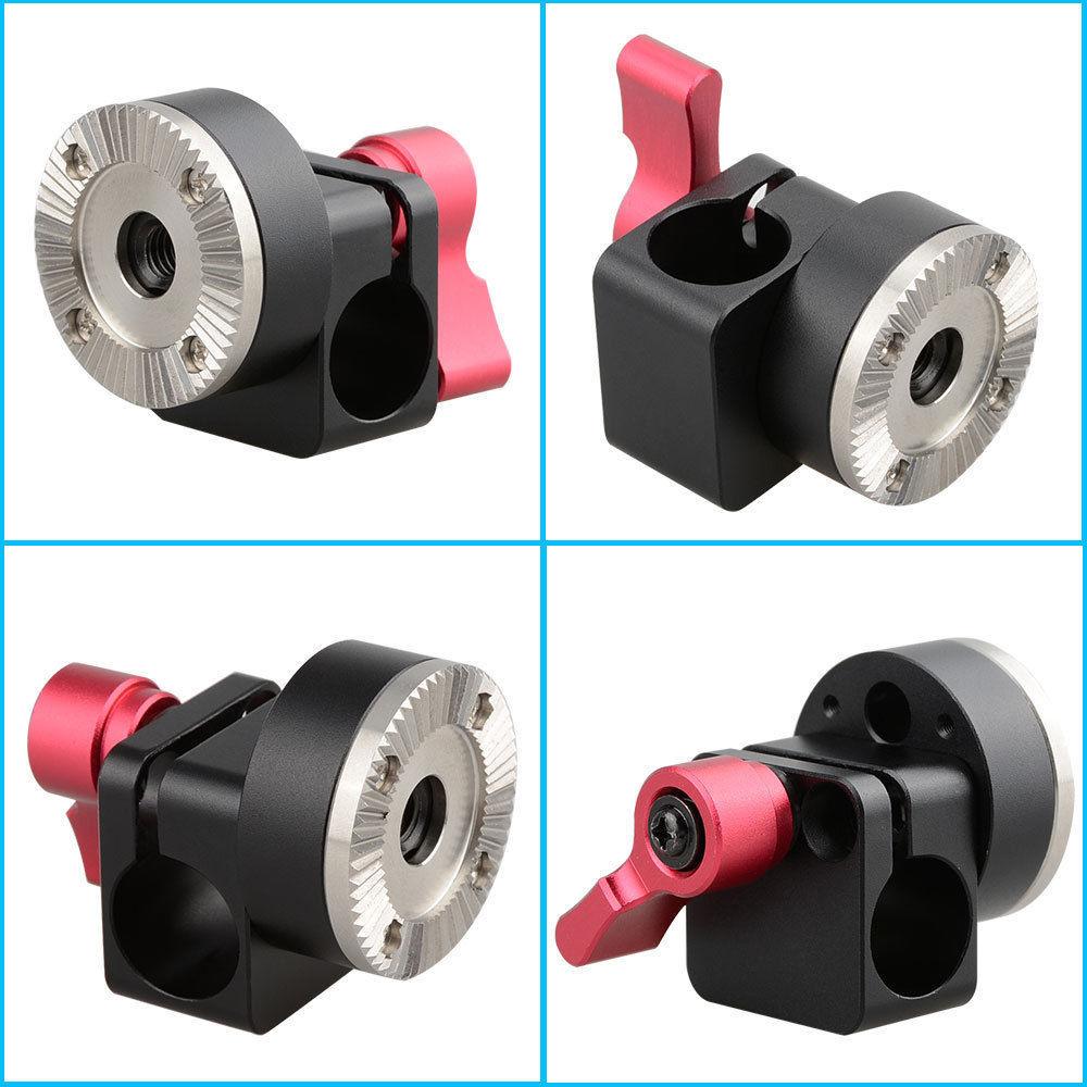 CAMVATE 15mm Rod Clamp with Arri Rosette Mount