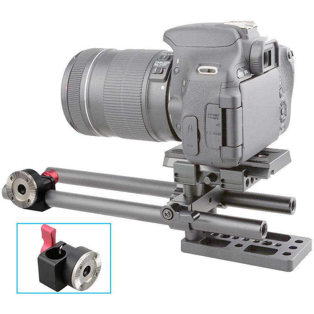 CAMVATE 15mm Rod Clamp with Arri Rosette Mount