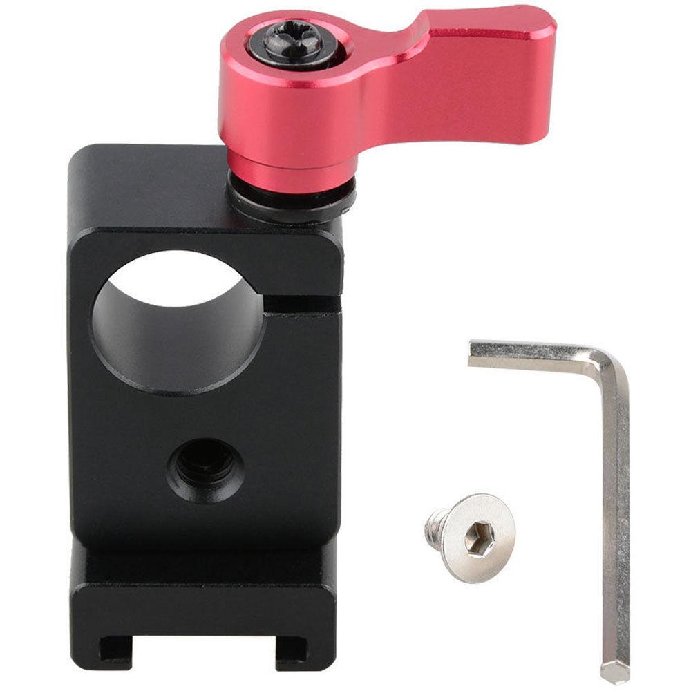 CAMVATE 15mm Rod Clamp with Cold Shoe Base