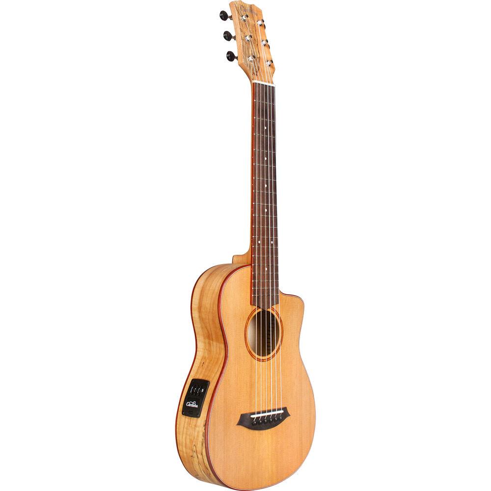 Cordoba Mini SM-CE Travel Nylon-String Classical Guitar with Gig Bag