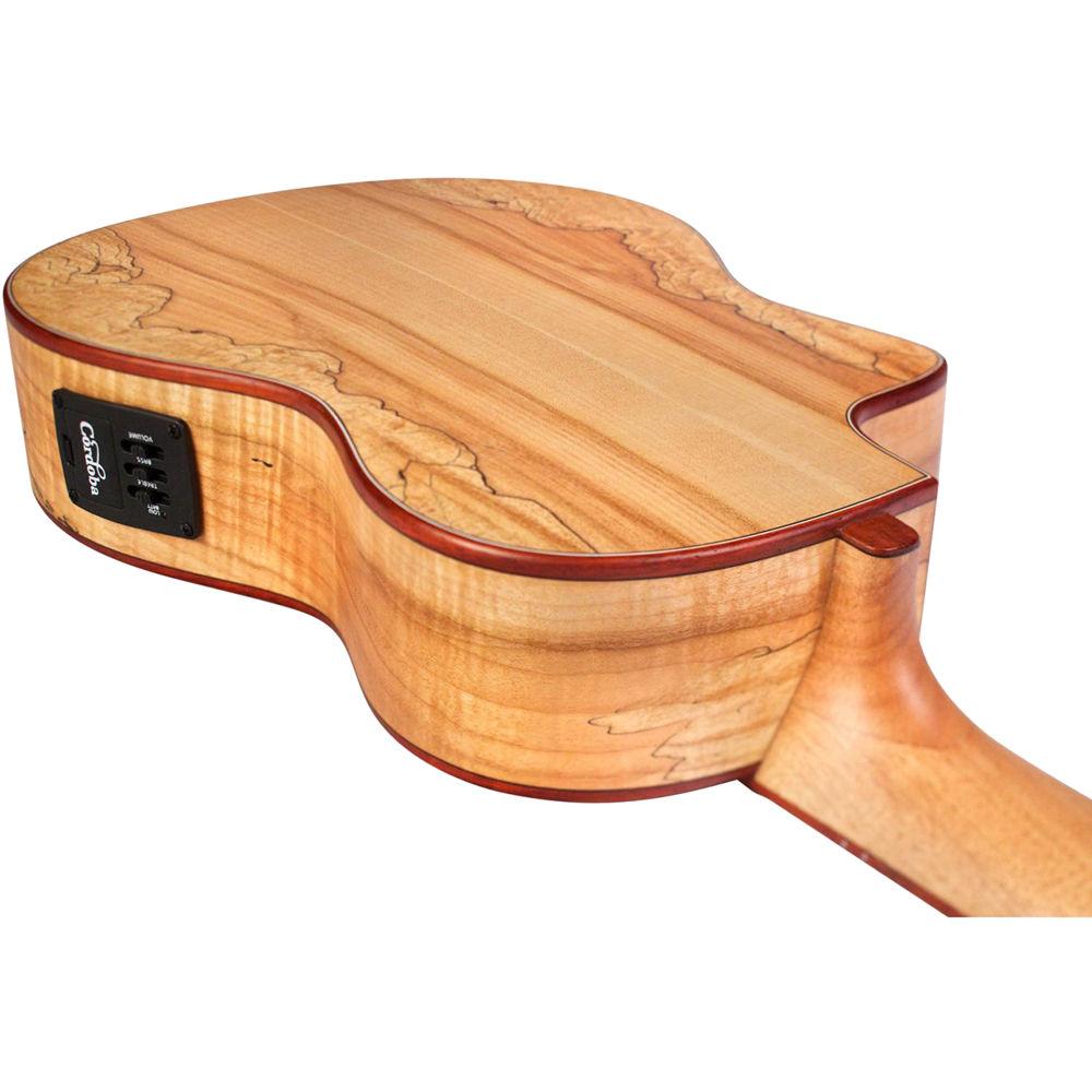 Cordoba Mini SM-CE Travel Nylon-String Classical Guitar with Gig Bag