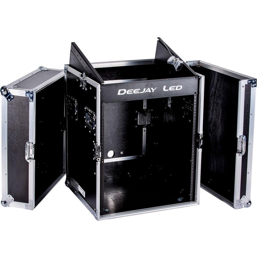 DeeJay LED 10RU Slant Mixer Rack 10RU Vertical Rack System