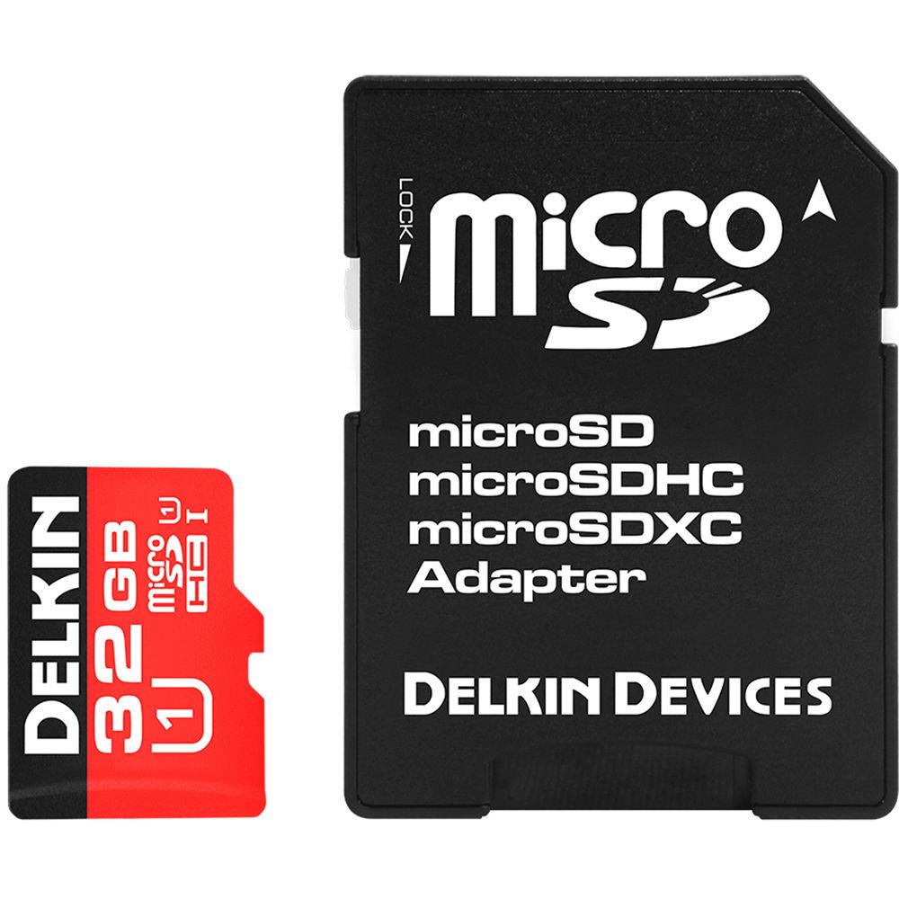 Delkin Devices 32GB 500x microSDHC UHS-I Memory Card