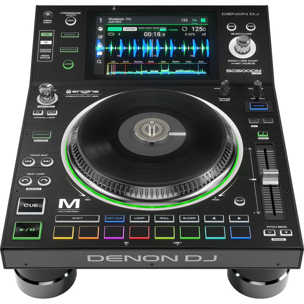 Denon DJ SC5000M Prime DJ Media Player with Motorized Platter & 7" Multi-Touch Display