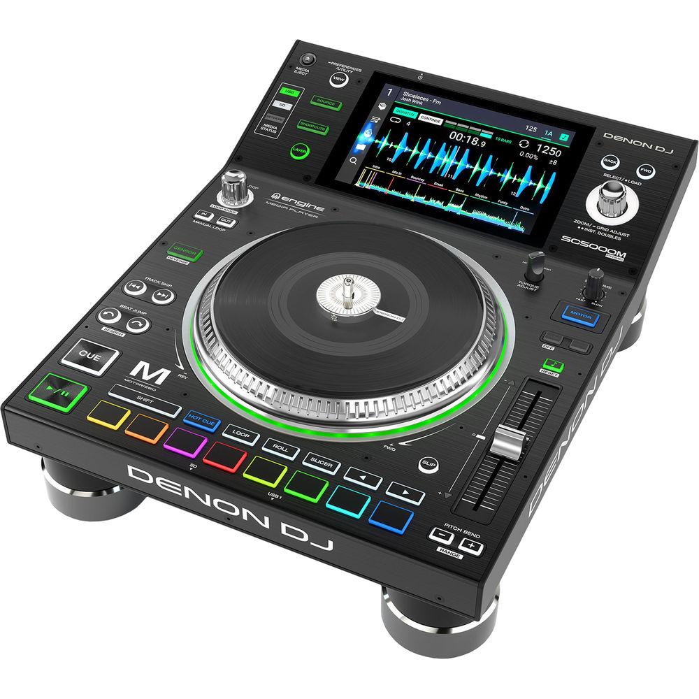 Denon DJ SC5000M Prime DJ Media Player with Motorized Platter & 7" Multi-Touch Display