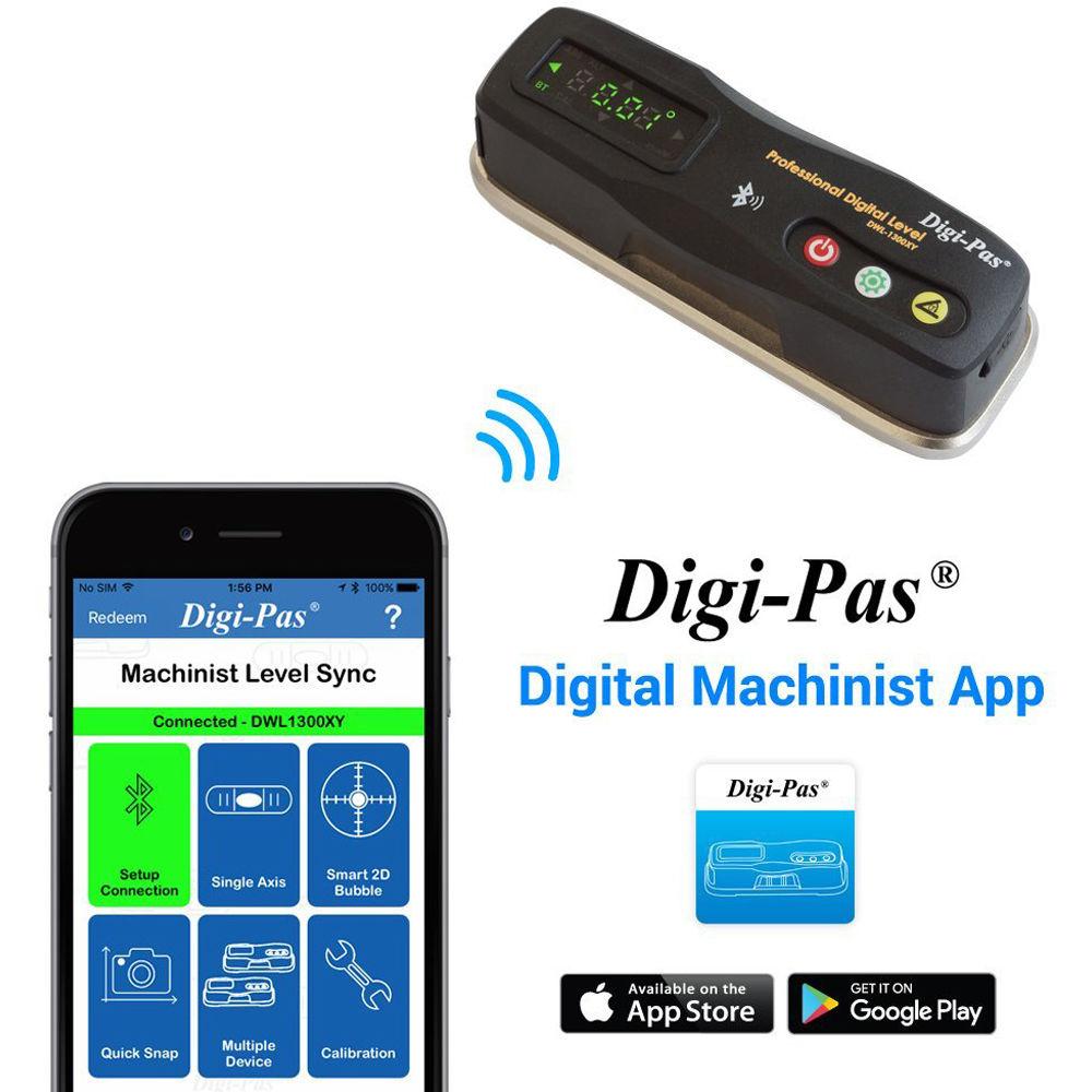 Digipas Technologies DWL1300XY 2-Axis Precision Machinist Digital Level
