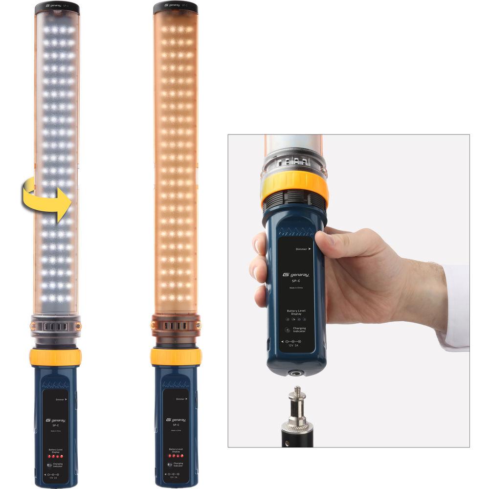 Genaray Cutlass Wand and Ring Light Kit